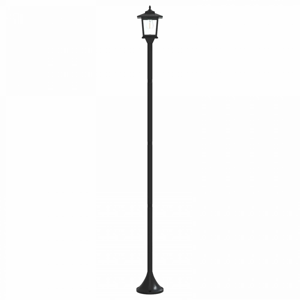 Lamp Post Set with LED Bulb 2 vnt. Juoda 16 x 16 x 156 cm