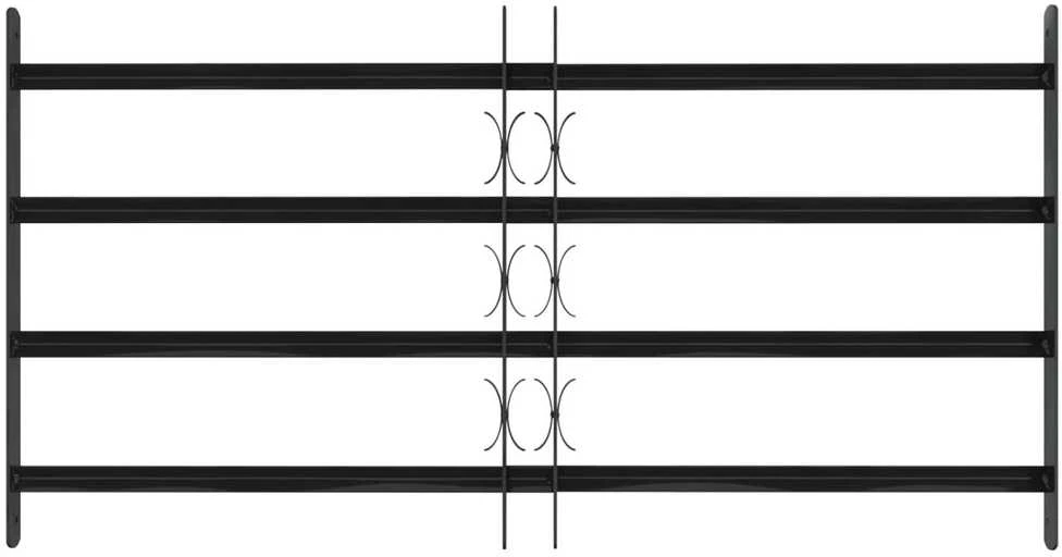 Langų saugumo grotelės 115 x 60 cm Galvanizuotas plienas