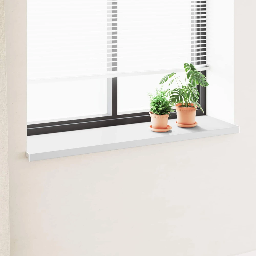 Langų palangė Balta 140 x 45 x 4,5 cm PVC