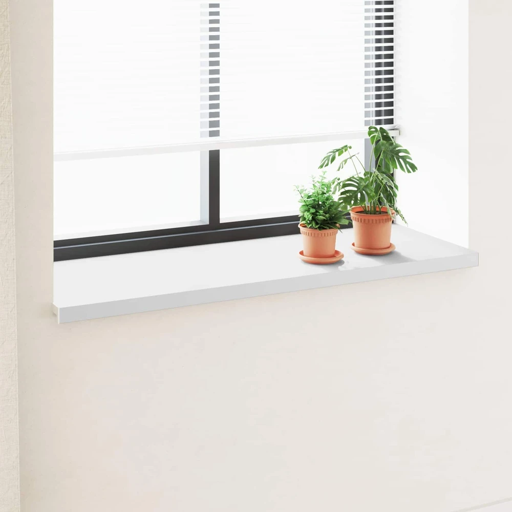 Langų palangė Balta 140 x 50 x 4,5 cm PVC