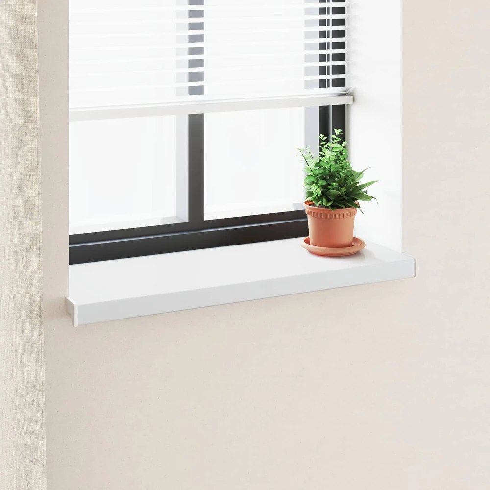 Langų palangė Balta 80 x 30 x 4,5 cm PVC