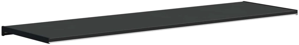 Langų palangė Juoda su medienos tekstūra 140 x 40 x 4,5 cm PVC