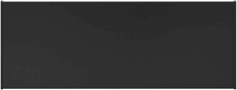 Langų palangė Juoda su medienos tekstūra 80 x 35 x 4,5 cm PVC