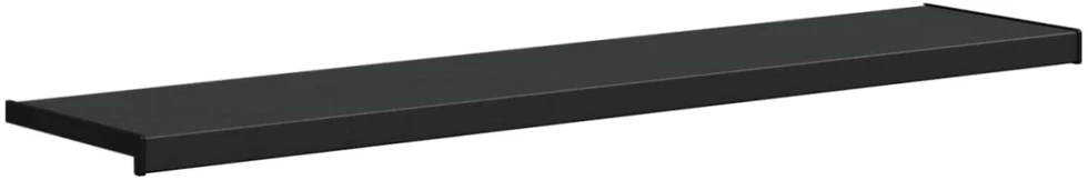 Langų palangė Juoda su medienos tekstūra 140 x 30 x 4,5 cm PVC