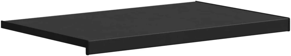 Langų palangė Juoda su medienos tekstūra 80 x 50 x 4,5 cm PVC