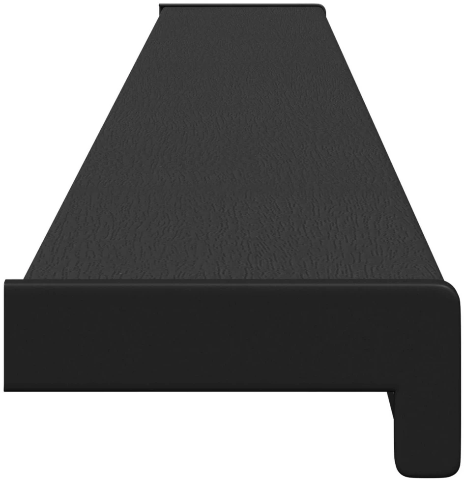 Langų palangė Juoda su medienos tekstūra 140 x 10 x 4,5 cm PVC