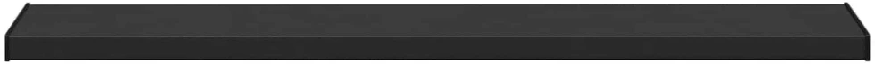 Langų palangė Juoda su medienos tekstūra 140 x 30 x 4,5 cm PVC