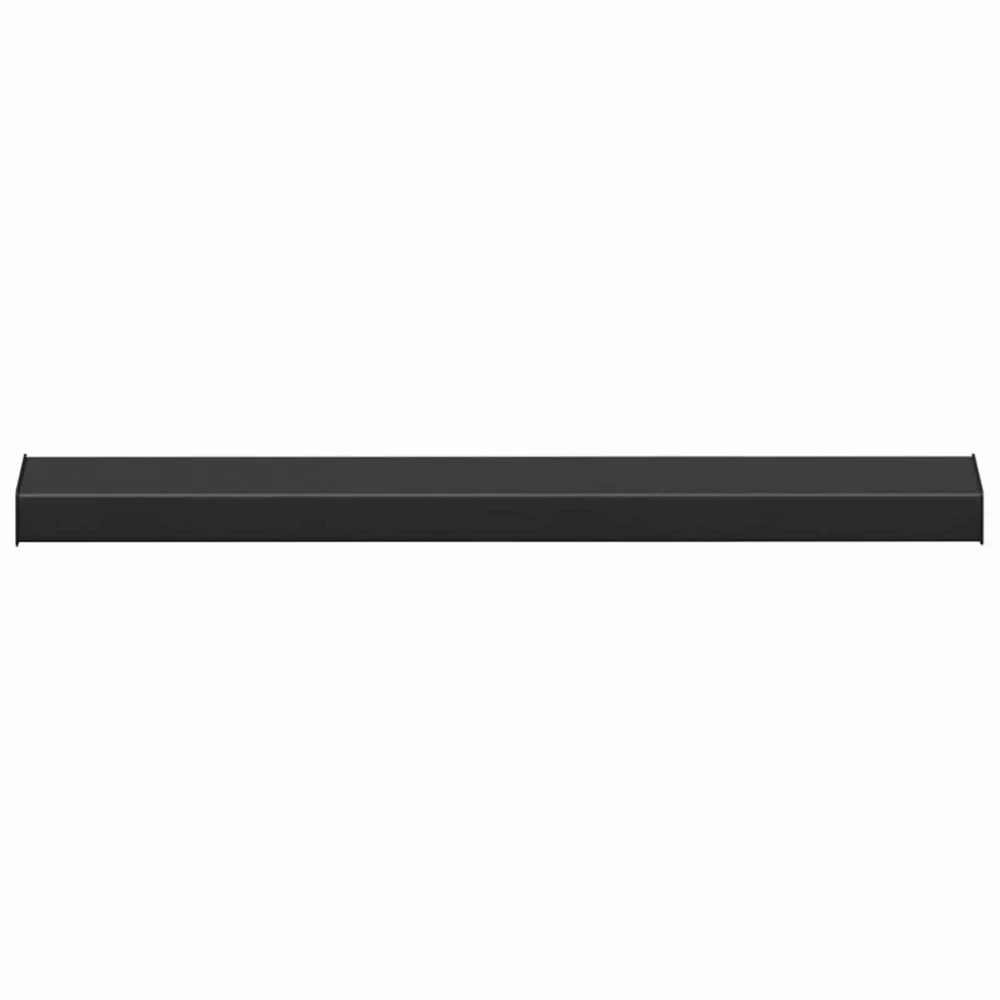 Langų palangė Juoda su medienos tekstūra 100 x 10 x 4,5 cm PVC