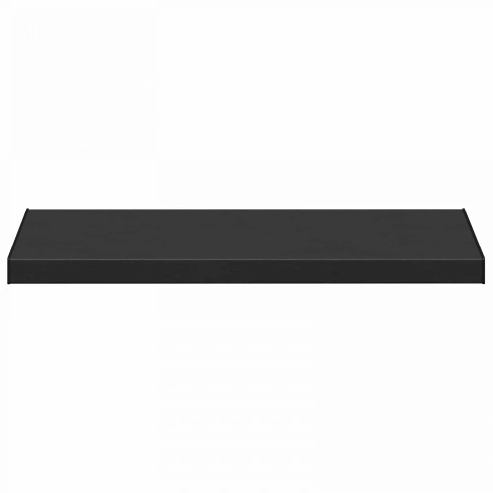 Langų palangė Juoda su medienos tekstūra 100 x 50 x 4,5 cm PVC