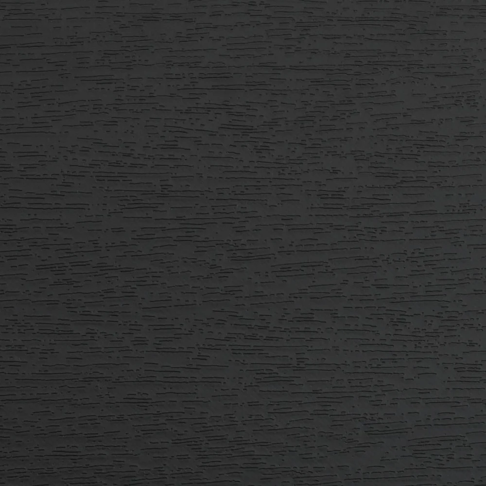 Langų palangė Juoda su medienos tekstūra 80 x 15 x 4,5 cm PVC
