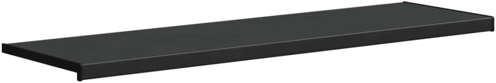 Langų palangė Juoda su medienos tekstūra 140 x 40 x 4,5 cm PVC