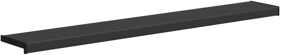 Langų palangė Juoda su medžio raštu 160 x 20 x 4,5 cm PVC