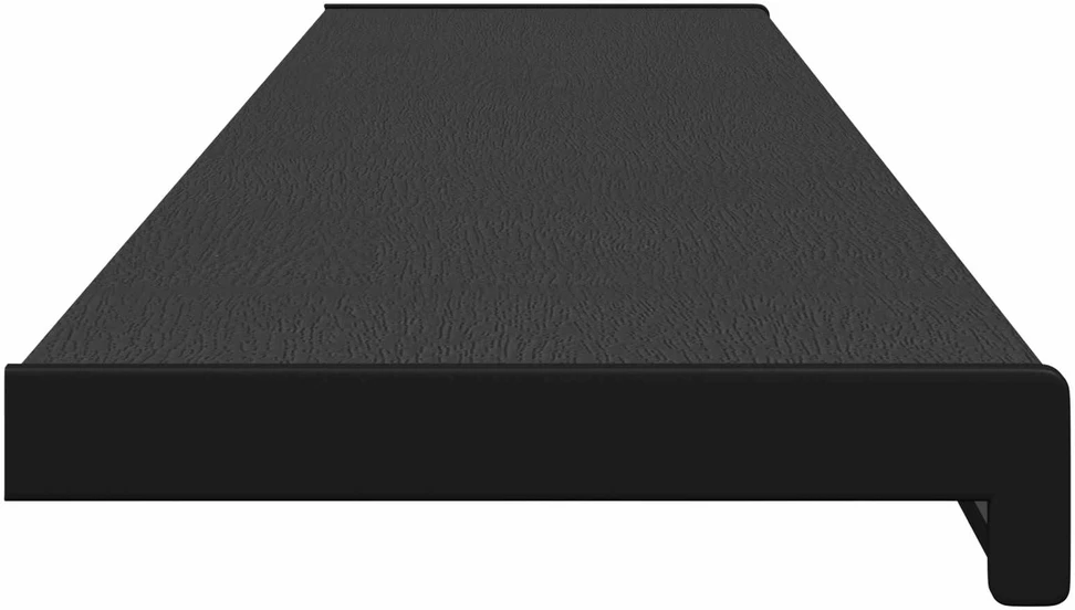 Langų palangė Juoda su medžio raštu 160 x 20 x 4,5 cm PVC