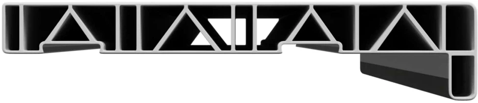 Langų palangė Marmurinė tekstūra 100 x 20 x 4,5 cm PVC