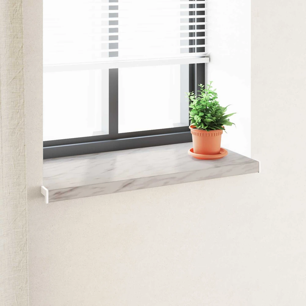 Langų palangė Marmurinė tekstūra 80 x 45 x 4,5 cm PVC