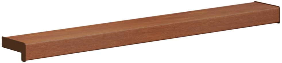 Langų palangė Ruda mediena 100 x 15 x 4,5 cm PVC