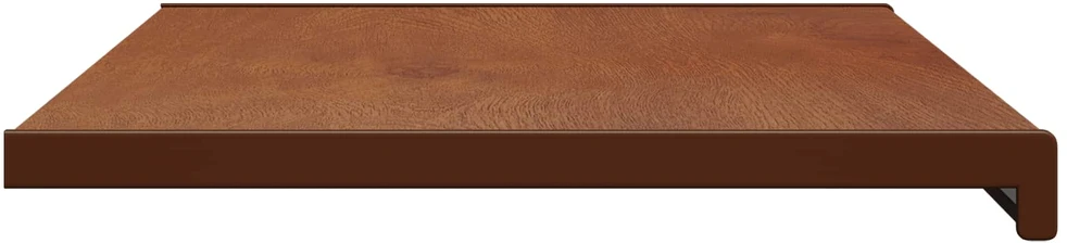 Langų palangė Ruda mediena 60 x 40 x 4,5 cm PVC