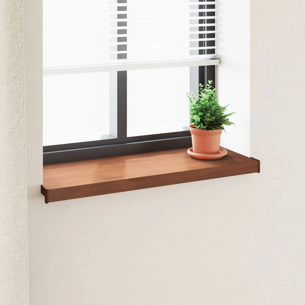 Langų palangė Ruda mediena 80 x 30 x 4,5 cm PVC