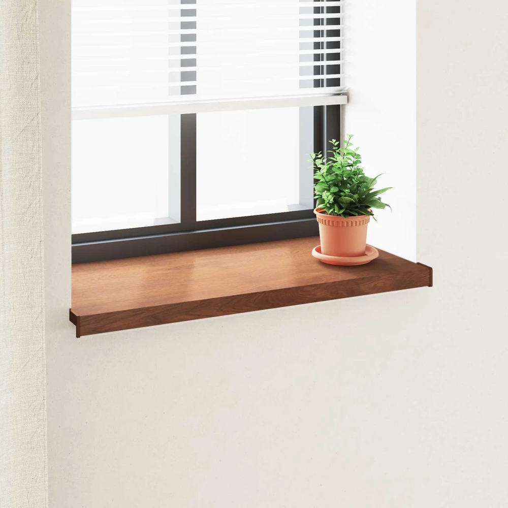 Langų palangė Ruda mediena 80 x 40 x 4,5 cm PVC