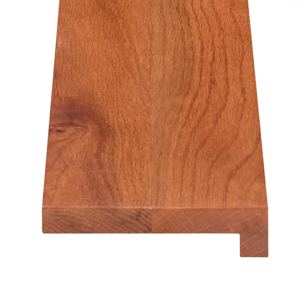 Langų palangės 2 vnt. Ruda 80 x 25 x 2 cm Kietas ąžuolo medis