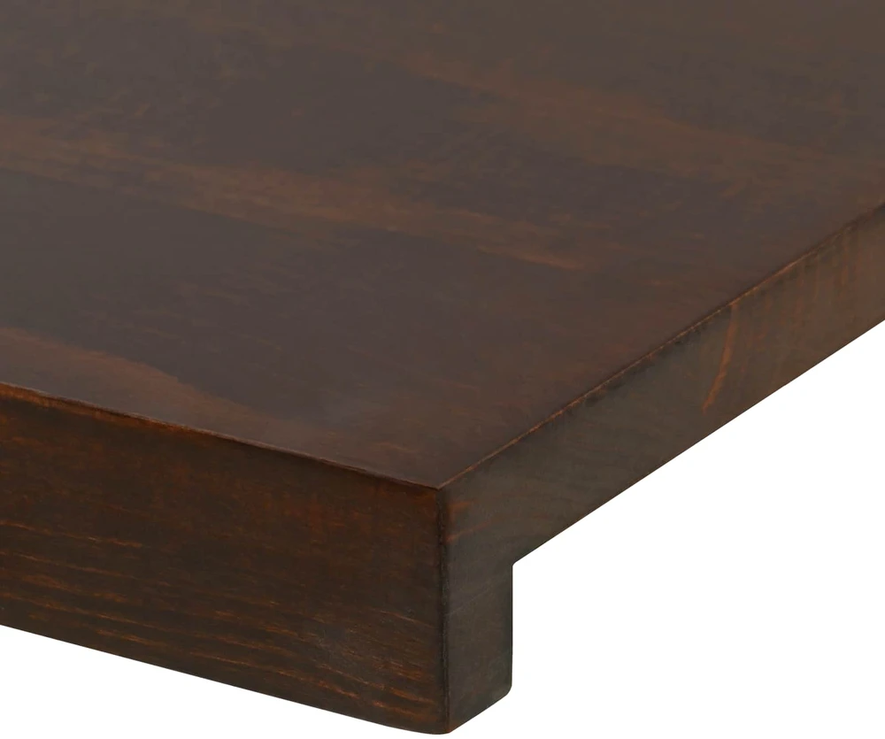 Langų palangės 2 vnt. Tamsiai rudas 80x 25 x 2 cm
