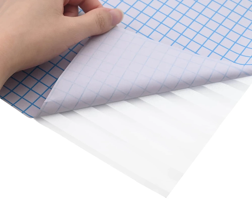 Langų plėvelė, 60x1000cm, PVC, matinė, dryžuota