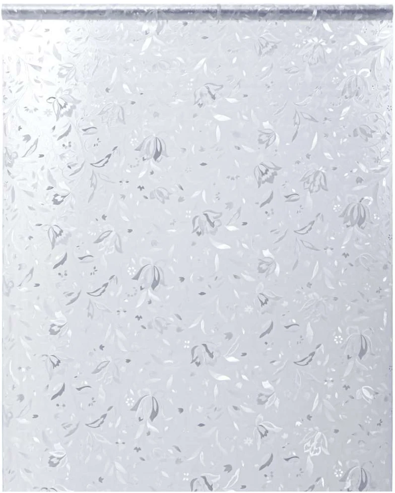 Langų plėvelė, 90x500cm, PVC, matinė, gėlių raštas