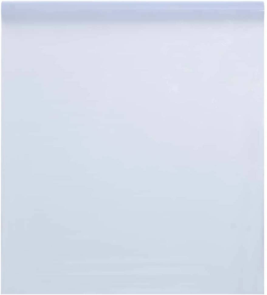 Langų plėvelė, skaidri balta, 45x2000cm, PVC, statinė, matinė