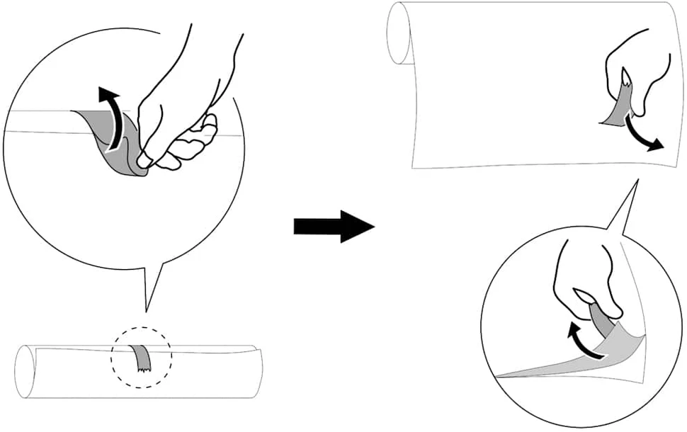 Langų plėvelė, skaidri balta, 60x1000cm, PVC, statinė, matinė