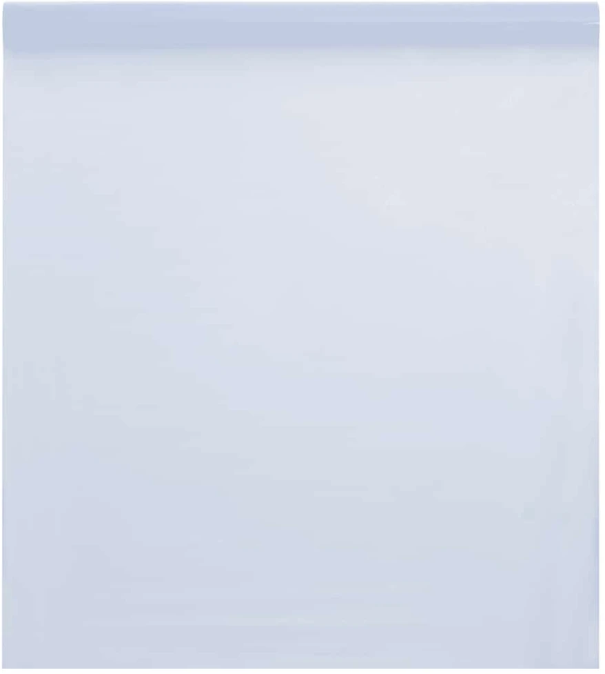 Langų plėvelė, skaidri balta, 60x1000cm, PVC, statinė, matinė