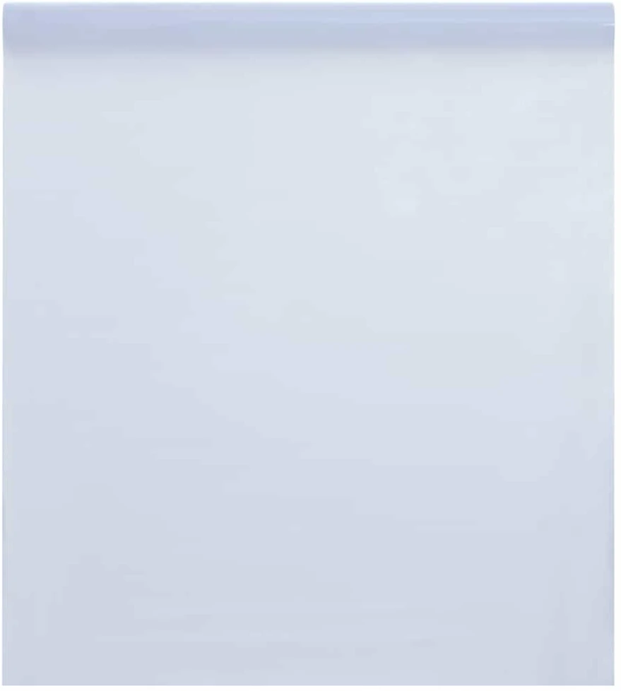 Langų plėvelė, skaidri balta, 60x500cm, PVC, statinė, matinė