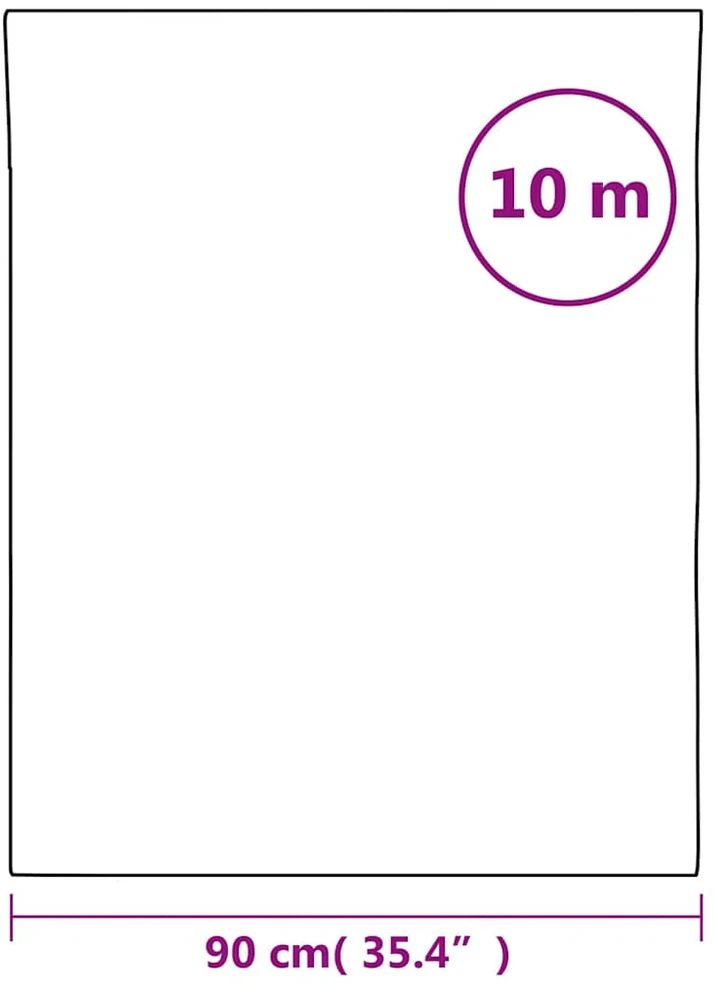 Langų plėvelė, skaidri balta, 90x1000cm, PVC, statinė, matinė