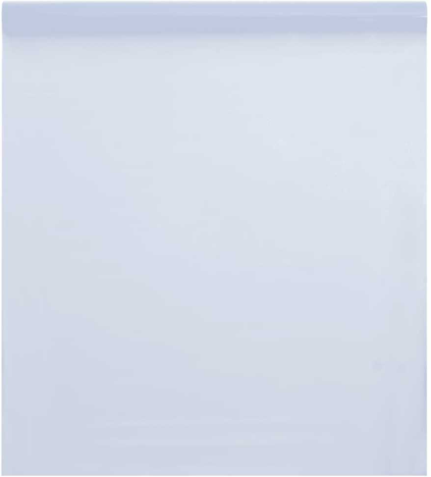 Langų plėvelė, skaidri balta, 90x1000cm, PVC, statinė, matinė