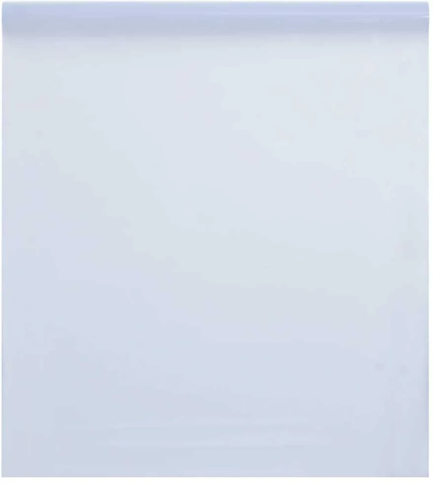 Langų plėvelė, skaidri balta, 90x2000cm, PVC, statinė, matinė