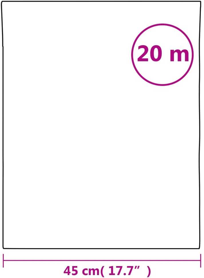Langų plėvelė, baltos spalvos, 45x2000cm, PVC, matinė