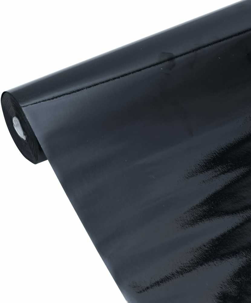 Langų plėvelė, juoda, 45x1000cm, PVC, statinė, matinė