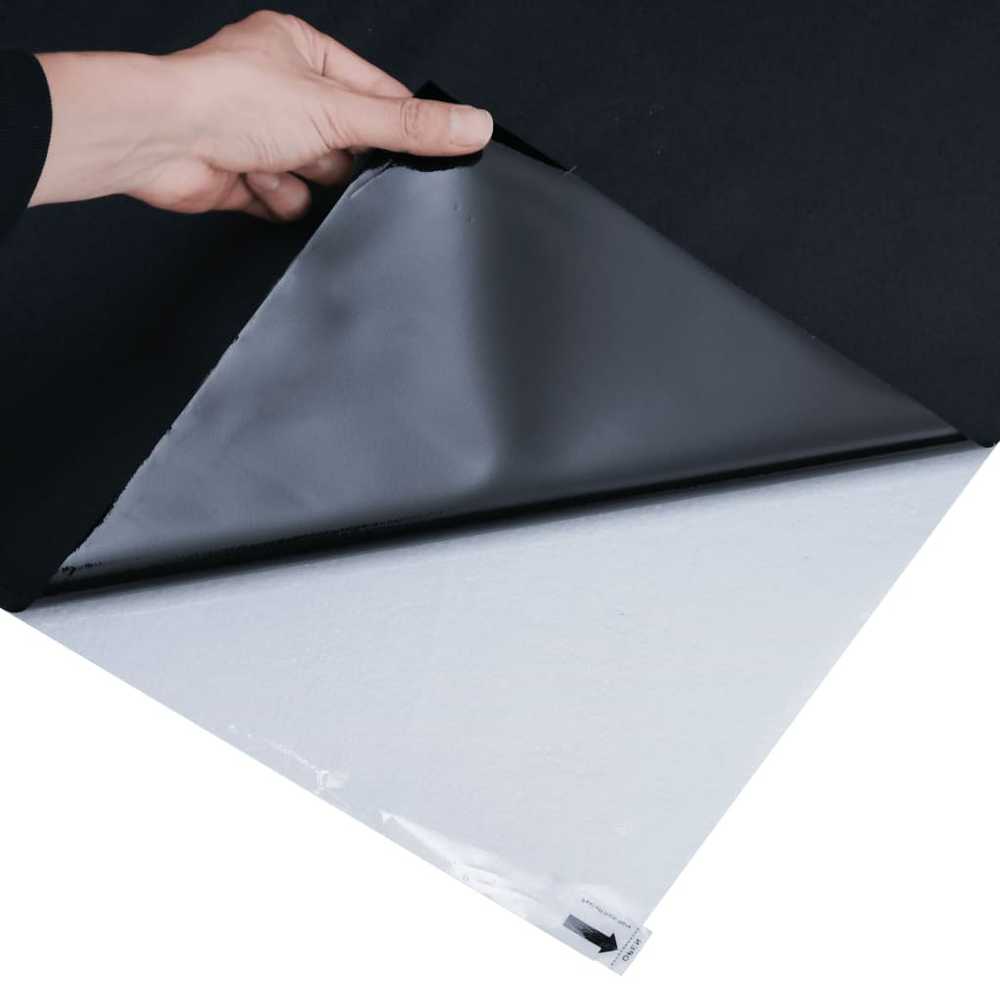 Langų plėvelė, juoda, 45x1000cm, PVC, statinė, matinė