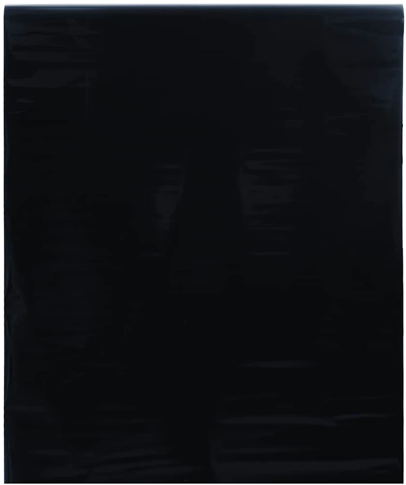 Langų plėvelė, juoda, 45x2000cm, PVC, statinė, matinė
