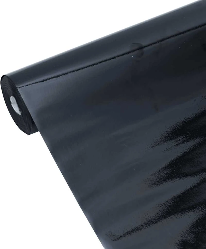 Langų plėvelė, juoda, 45x2000cm, PVC, statinė, matinė