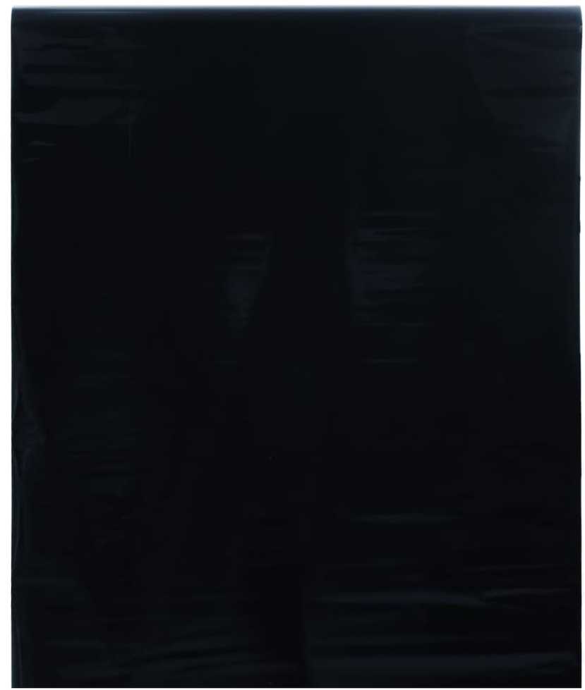 Langų plėvelė, juoda, 90x1000cm, PVC, statinė, matinė