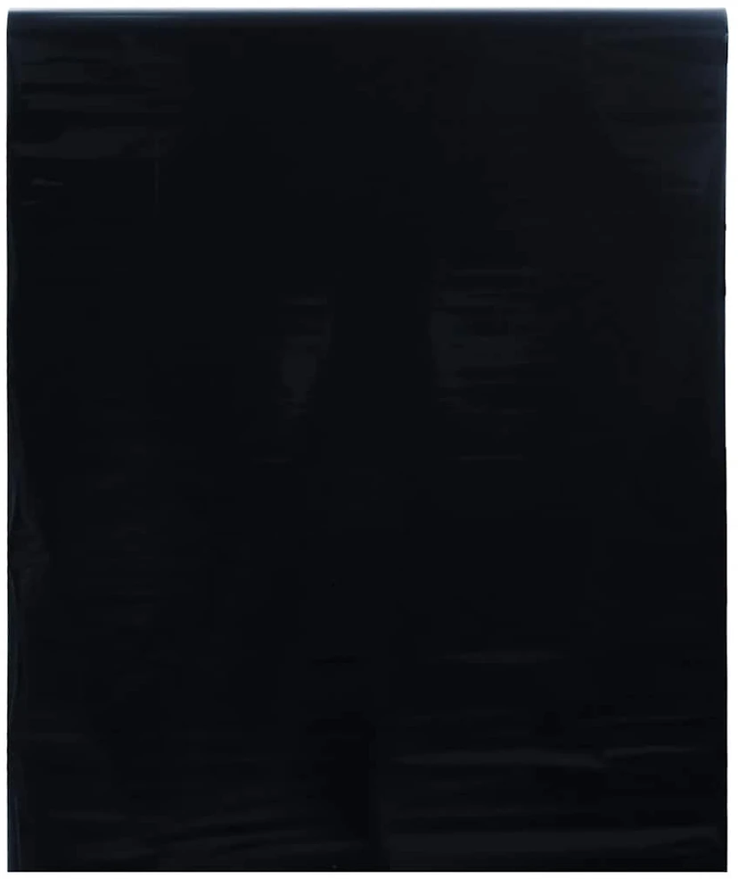 Langų plėvelė, juoda, 90x2000cm, PVC, statinė, matinė