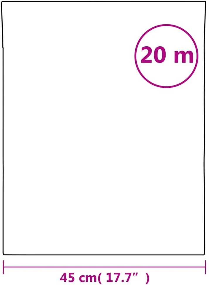 Langų plėvelė, skaidri, 45x2000cm, PVC, matinė
