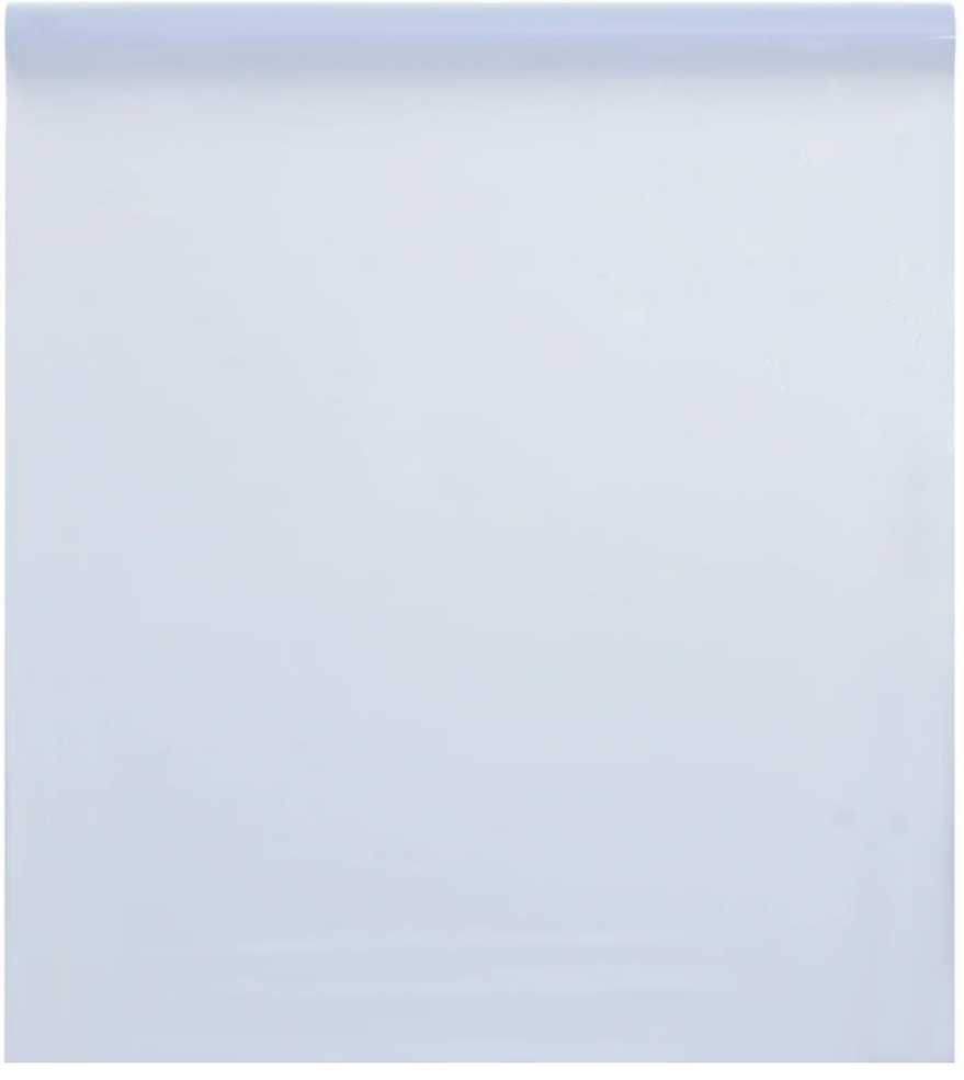 Langų plėvelė, skaidri balta, 60x500cm, PVC, statinė, matinė