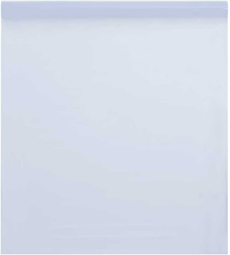 Langų plėvelė, skaidri balta, 90x1000cm, PVC, statinė, matinė