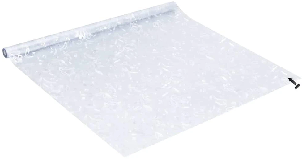 Langų plėvelės, 4vnt., PVC, matinės, gėlių raštas