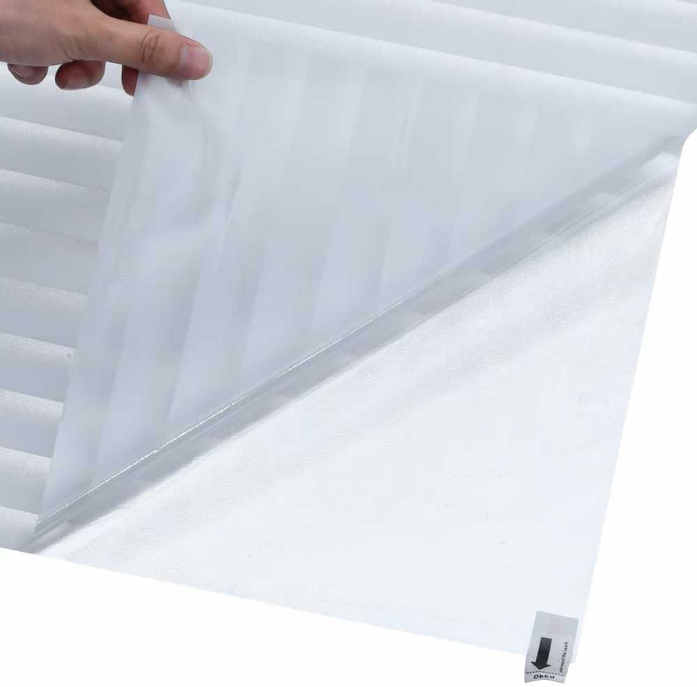 Langų plėvelės, 4vnt., PVC, matinės, žaliuzių raštas