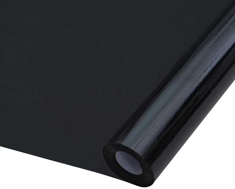 Langų plėvelės, 5vnt., juodos spalvos, PVC, statinės, matinės
