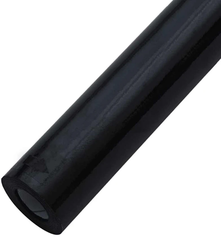 Langų plėvelės, 5vnt., juodos spalvos, PVC, statinės, matinės