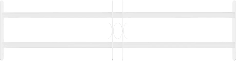 Langų saugos grotelės su 2 skersiniais 3 vnt. 63-114 cm