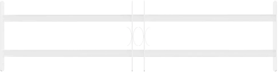 Langų saugos grotelės su 2 skersiniais 3 vnt. 63-114 cm